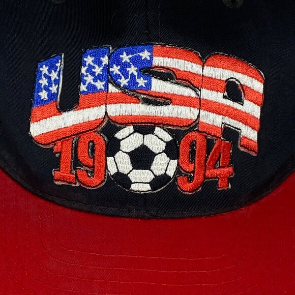 NISSIN Vintage Cap 1994 World Cup  USA vs Brazil in  Rose Bowl main image 8